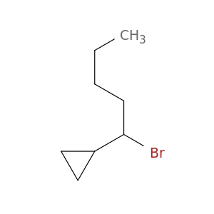 Cyclopropane, (1-bromopentyl)-