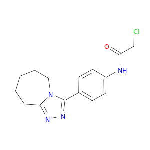 2-Chloro-N-(4-{5h,6h,7h,8h,9h-[1,2,4]Triazolo[4,3-A]Azepin-3-Yl}Phenyl)Acetamide
