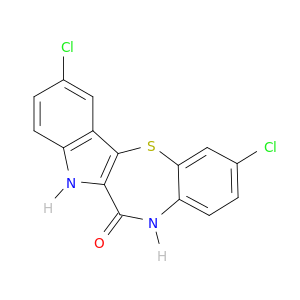 5H-Indolo[3,2-b][1,5]benzothiazepin-6(7H)-one,2,10-dichloro-