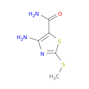 4-Amino-2-(methylthio)thiazole-5-carboxamide