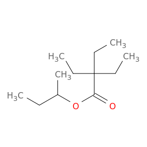 Butanoic acid, 2,2-diethyl-, 1-methylpropyl ester