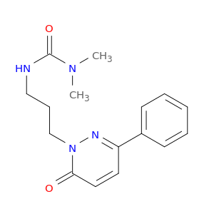 Urea, N,N-dimethyl-N'-[3-(6-oxo-3-phenyl-1(6H)-pyridazinyl)propyl]-