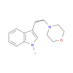 1H-Indole, 3-[2-(4-morpholinyl)ethenyl]-