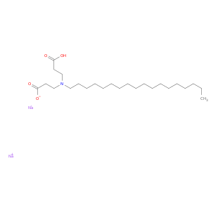 β-丙氨酸,N-(2-羧乙基)-N-十八烷基-,钠盐(1：2)
