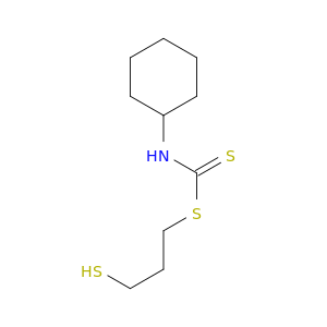 Carbamodithioic acid, cyclohexyl-, 3-mercaptopropyl ester
