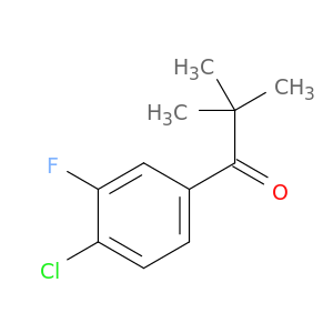 4'-CHLORO-2,2-DIMETHYL-3'-FLUOROPROPIOPHENONE