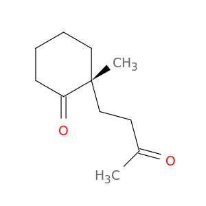 Cyclohexanone, 2-methyl-2-(3-oxobutyl)-, (2R)-