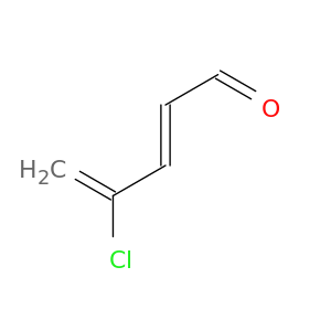 2,4-Pentadienal, 4-chloro-, (2E)-