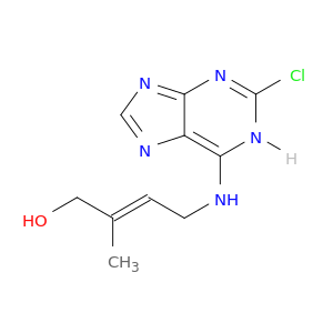 2-Buten-1-ol, 4-[(2-chloro-1H-purin-6-yl)amino]-2-methyl-, (E)-
