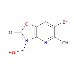 Oxazolo[4,5-b]pyridin-2(3H)-one, 6-bromo-3-(hydroxymethyl)-5-methyl-