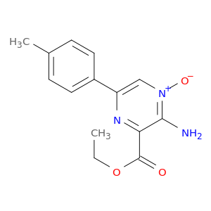 2-Pyrazinecarboxylicacid, 3-amino-6-(4-methylphenyl)-, ethyl ester, 4-oxide