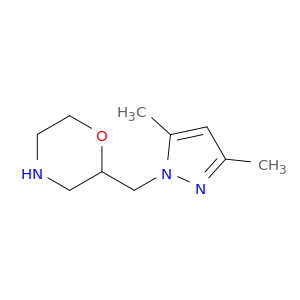2-[(3,5-dimethyl-1H-pyrazol-1-yl)methyl]morpholine