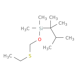 Silane, [(ethylthio)methoxy]dimethyl(1,1,2-trimethylpropyl)-