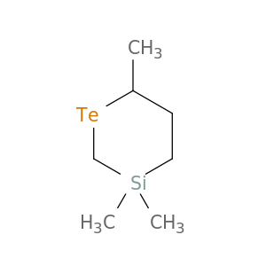 1-Tellura-3-silacyclohexane, 3,3,6-trimethyl-