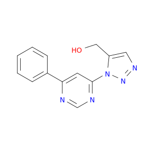 1H-1,2,3-Triazole-5-methanol, 1-(6-phenyl-4-pyrimidinyl)-