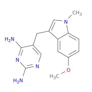 2,4-Pyrimidinediamine, 5-[(5-methoxy-1-methyl-1H-indol-3-yl)methyl]-