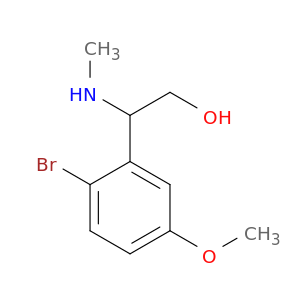 2-(2-Bromo-5-methoxyphenyl)-2-(methylamino)ethan-1-ol