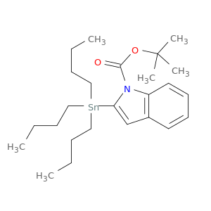 1H-Indole-1-carboxylic acid, 2-(tributylstannyl)-, 1,1-dimethylethyl ester