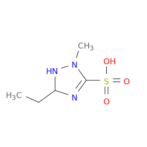 1H-1,2,4-Triazole-3-sulfonic acid, 5-ethyl-2,5-dihydro-2-methyl-
