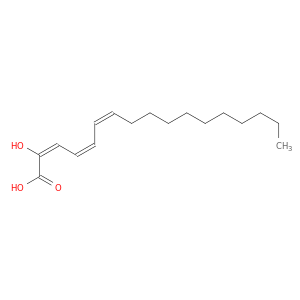 Heptadecatrienoic acid, hydroxy-, (E,Z,Z)-