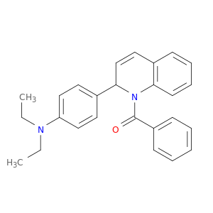Quinoline, 1-benzoyl-2-[4-(diethylamino)phenyl]-1,2-dihydro-