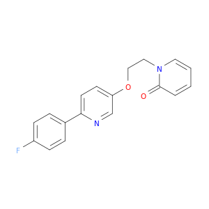 2(1H)-Pyridinone, 1-[2-[[6-(4-fluorophenyl)-3-pyridinyl]oxy]ethyl]-