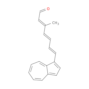 2,4,6-Heptatrienal, 7-(1-azulenyl)-3-methyl-, (E,E,E)-