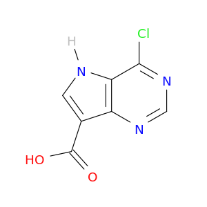 4-氯-5H-吡咯并[3,2-d]嘧啶-7-甲酸