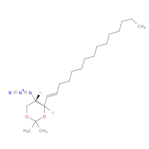 1,3-Dioxane, 5-azido-2,2-dimethyl-4-(1E)-1-pentadecenyl-, (4R,5S)-