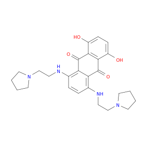 9,10-anthracenedione, 1,4-dihydroxy-5,8-bis((2-(1-pyrrolidinyl)ethyl)amino)-