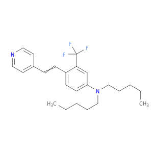 Benzenamine, N,N-dipentyl-4-[2-(4-pyridinyl)ethenyl]-3-(trifluoromethyl)-