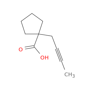Cyclopentanecarboxylic acid, 1-(2-butynyl)-