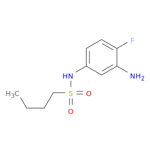 N-(3-Amino-4-fluorophenyl)butane-1-sulfonamide