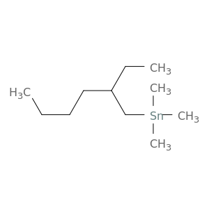 Stannane, (2-ethylhexyl)trimethyl-