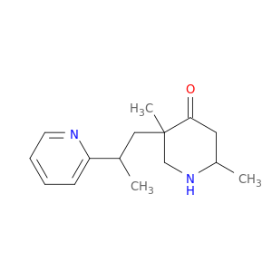 4-Piperidinone, 2,5-dimethyl-5-[2-(2-pyridinyl)propyl]-