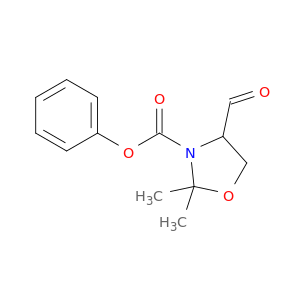 3-Oxazolidinecarboxylic acid, 4-formyl-2,2-dimethyl-, phenyl ester