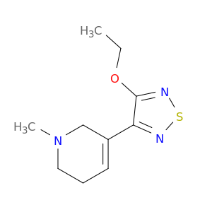Pyridine, 3-(4-ethoxy-1,2,5-thiadiazol-3-yl)-1,2,5,6-tetrahydro-1-methyl-