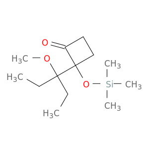 Cyclobutanone, 2-(1-ethyl-1-methoxypropyl)-2-[(trimethylsilyl)oxy]-