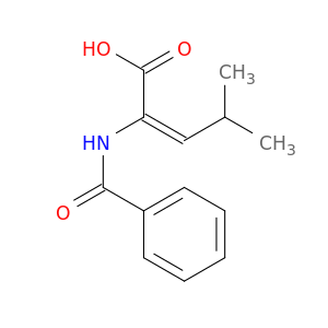 2-Pentenoic acid, 2-(benzoylamino)-4-methyl-, (Z)-