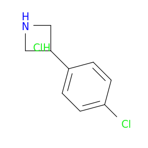 氮杂环丁烷,3-(4-氯苯基)-,盐酸盐(1:1)