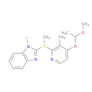 1H-Benzimidazole,2-[[[4-(2-methoxyethoxy)-3-methyl-2-pyridinyl]methyl]thio]-