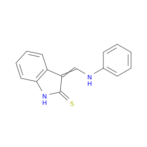 2H-Indole-2-thione, 1,3-dihydro-3-[(phenylamino)methylene]-