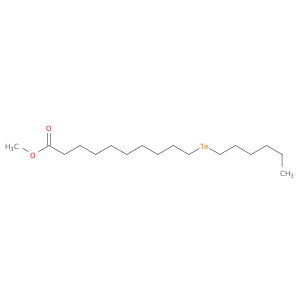 Decanoic acid, 10-(hexyltelluro)-, methyl ester