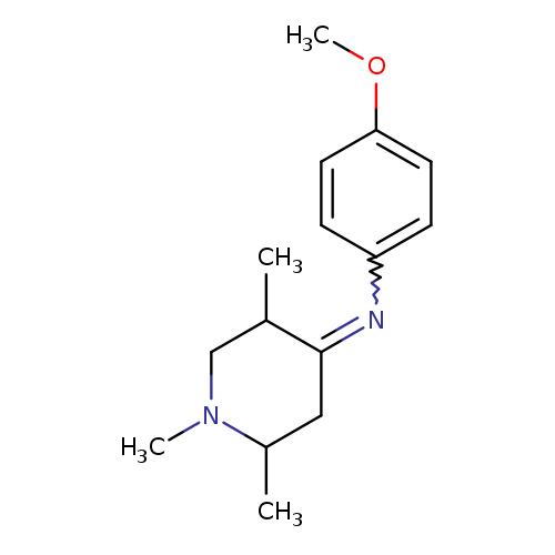 Benzenamine, 4-methoxy-N-(1,2,5-trimethyl-4-piperidinylidene)-