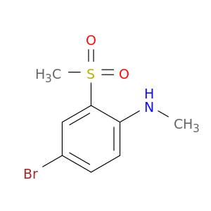 苯甲胺,4-溴-N-甲基-2-(甲基磺酰基)-