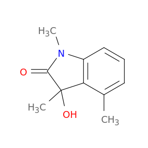 2H-Indol-2-one, 1,3-dihydro-3-hydroxy-1,3,4-trimethyl-