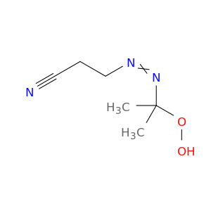 Propanenitrile, 3-[(1-hydroperoxy-1-methylethyl)azo]-