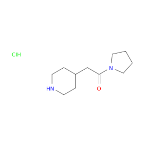 2-Piperidin-4-yl-1-pyrrolidin-1-yl-ethanone Hydrochloride