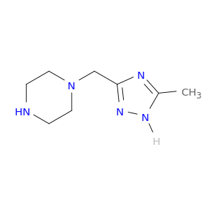 1-[(5-Methyl-1H-1,2,4-triazol-3-yl)methyl]piperazine