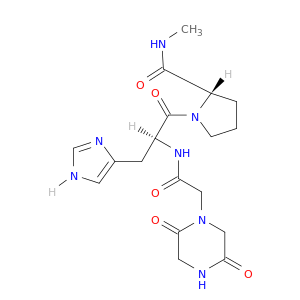 L-Prolinamide, N-[2-(2,5-dioxo-1-piperazinyl)acetyl]-L-histidyl-N-methyl-